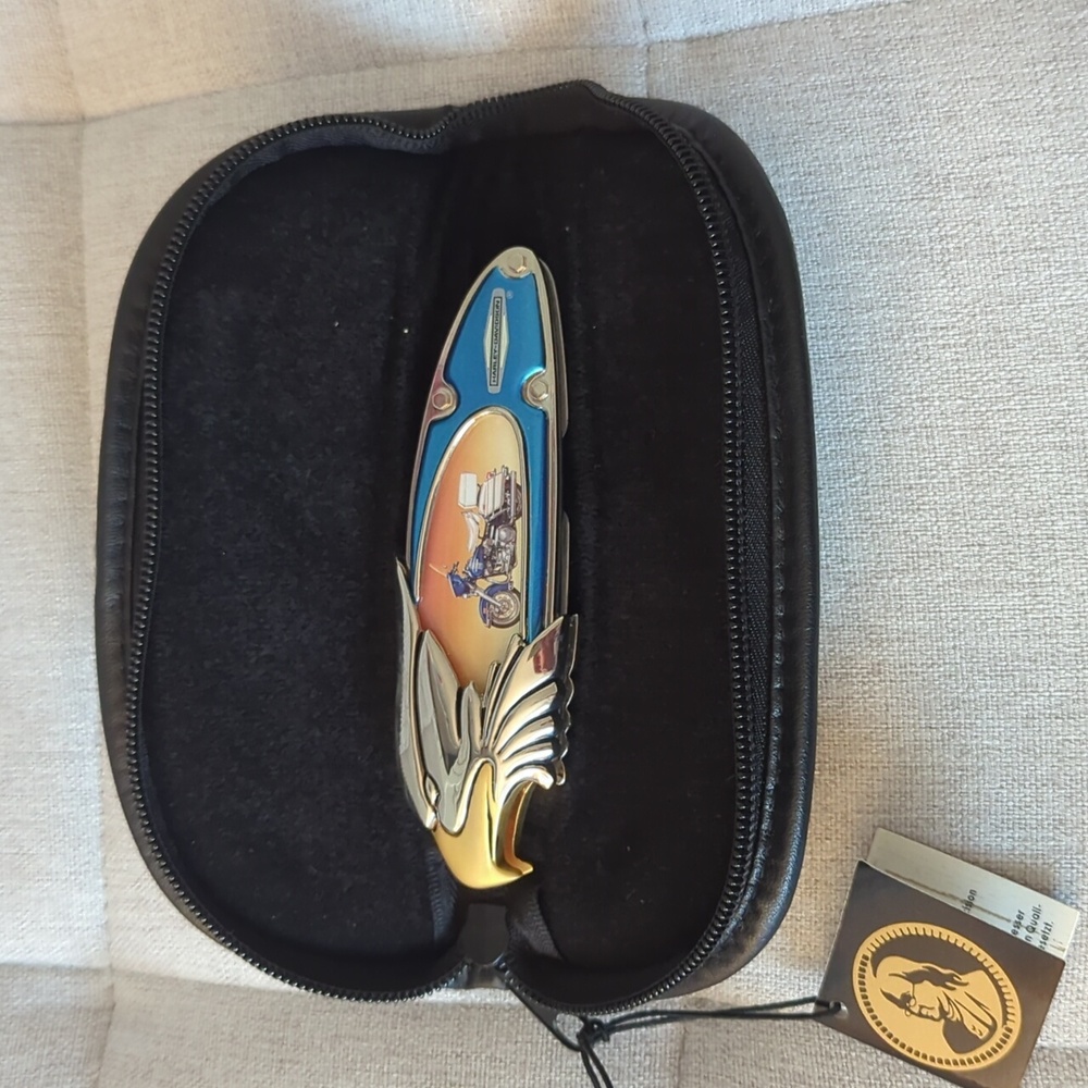Franklin Mint Harley Davidson collectors knife - Electra Glide